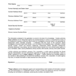 Background Check Consent Form California 2020 Fill And Sign Printable