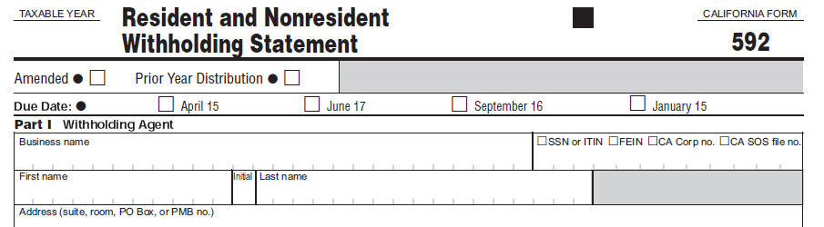 California Form 592 Software And Service 399 Software 449 Outsourcing