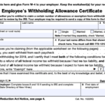 Do You Have The Correct Employee s Withholding Allowance On Your W 4