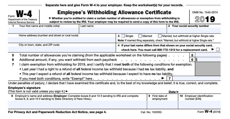 Do You Have The Correct Employee s Withholding Allowance On Your W 4 