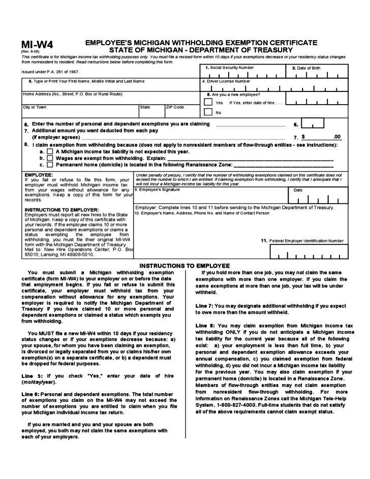 Delaware Employee State Tax Withholding Form WithholdingForm