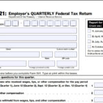 Federal Form 941 2021 941 Form 2021 Printable