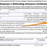 Figuring Out Your Form W 4 Under The New Tax Law How Many Allowances