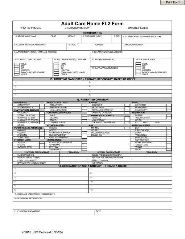 Fill Free Fillable Forms For The State Of North Carolina