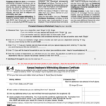 Fillable Form K 4 Kansas Employee S Withholding Allowance Certificate