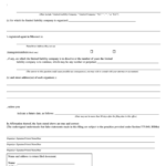 Fillable Form Llc 1 Articles Of Organization Form Secretary Of