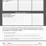 Fillable Income Tax Preparation Disclosure Form Printable Pdf Download