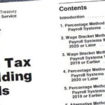Final 2020 Federal Income Tax Withholding Instructions Released