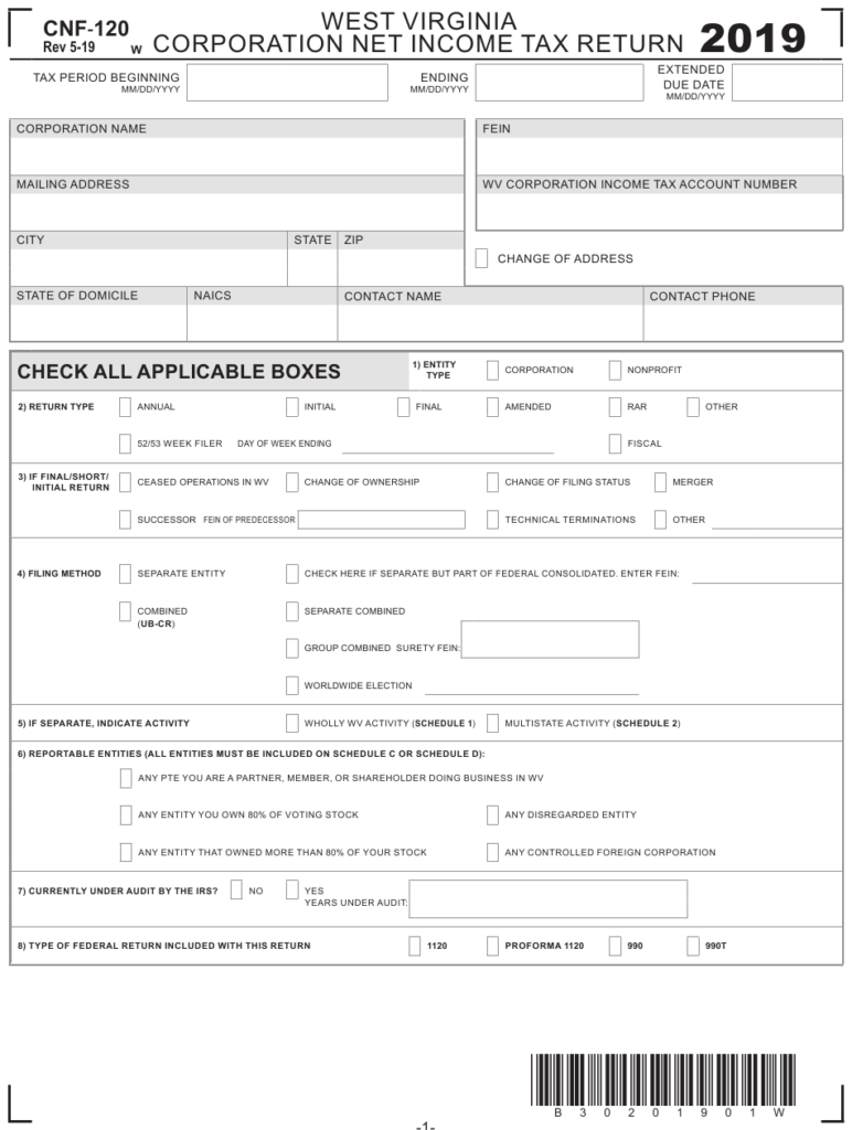 Form CNF 120 Download Printable PDF Or Fill Online Corporation Net 