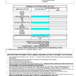 Form Grw 3 Employer S Annual Reconciliation Of Income Tax Withheld