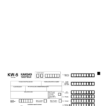 Form Kw 5 Kansas Withholding Tax Deposit Printable Pdf Download