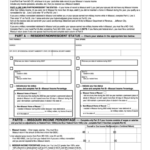 Form Mo Nri Missouri Income Percentage 2003 Printable Pdf Download