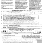 Form W 4 Employee S Withholding Allowance Certificate 2015