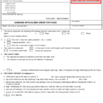 Form WG 022 Download Fillable PDF Or Fill Online Earnings Withholding