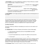 Free Florida Limited Power Of Attorney Form Word PDF EForms