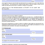 Free Medical Power Of Attorney Texas Form PDF