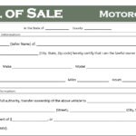 Free Motorcycle Bill Of Sale Templates All States Off Road Freedom