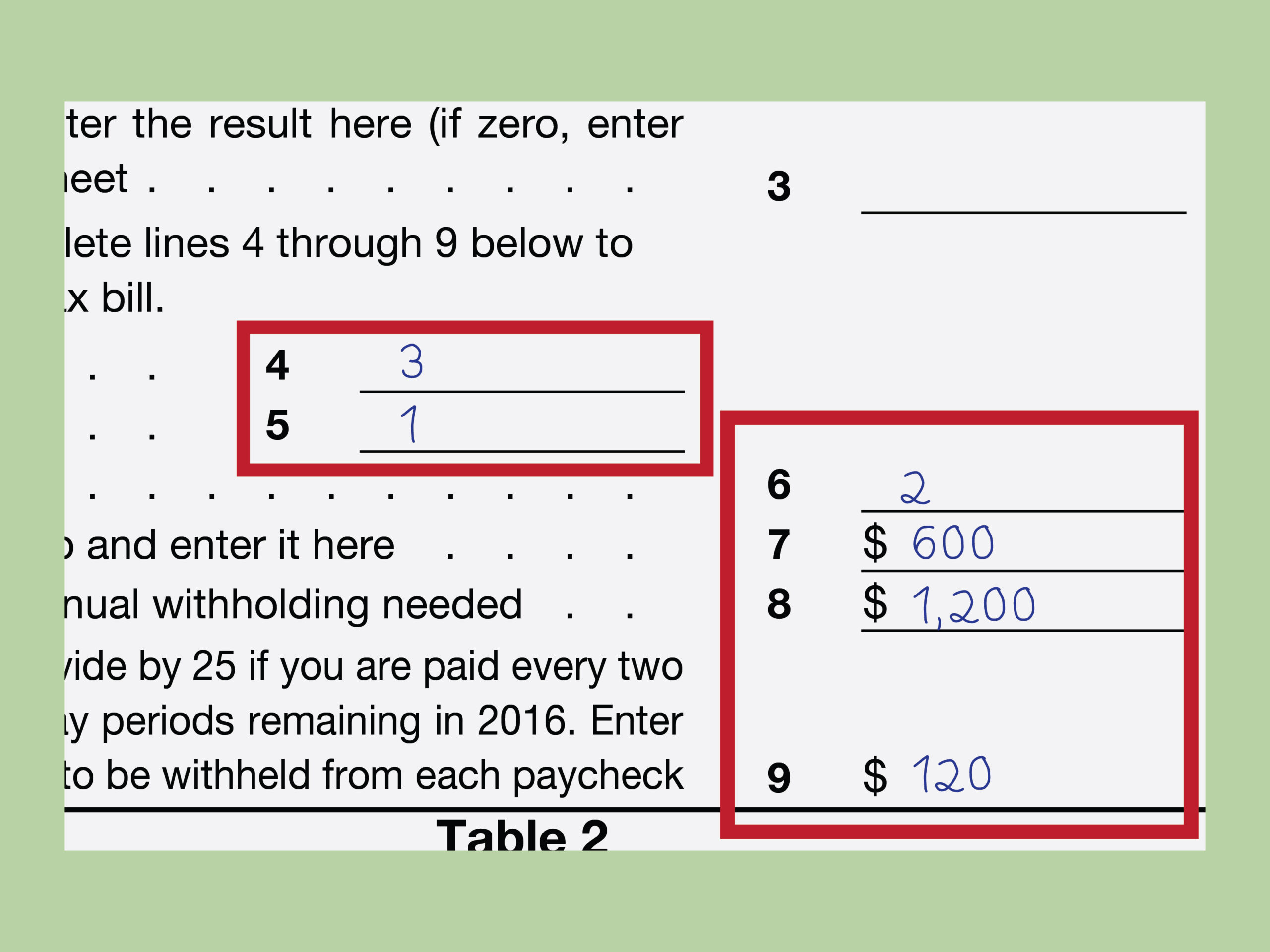 How To Fill Out A W 4 with Pictures WikiHow