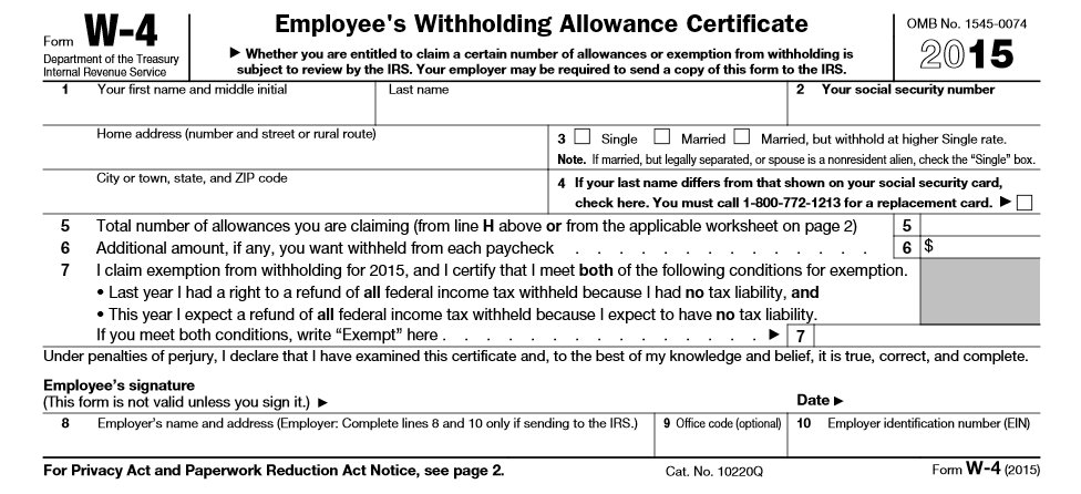 How To Fill Out Your W4 The Right Way The Motley Fool