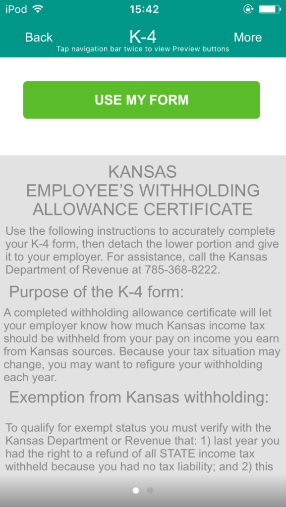 Kansas K 4 App