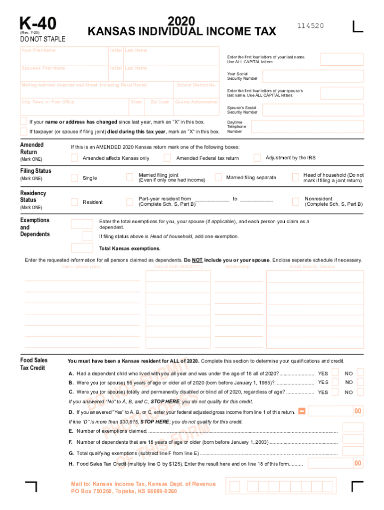 Withholding Order Form Kansas