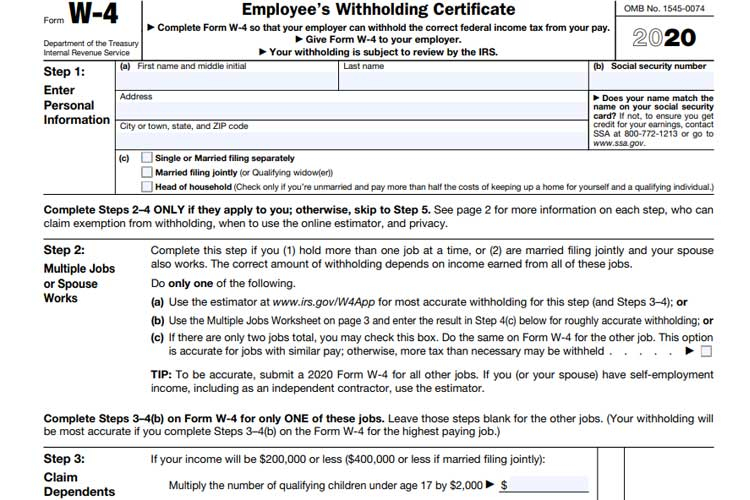 Learn About The New W 4 Form Plus Our Free Calculators Are Here To