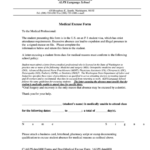 Medical Excuse Form Printable Pdf Download