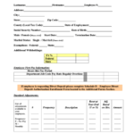 New Employee Data Form Printable Pdf Download