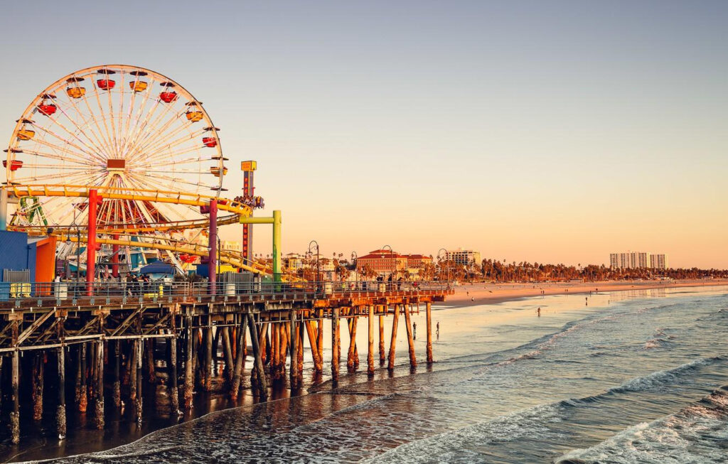 Santa Monica Pier Wallpapers HD Background Images Photos Pictures 