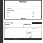 Singapore Taxi Receipt Template Invoice Template Ideas