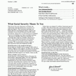 SSA POMS RM 01310 010 Information Contained In The Social Security