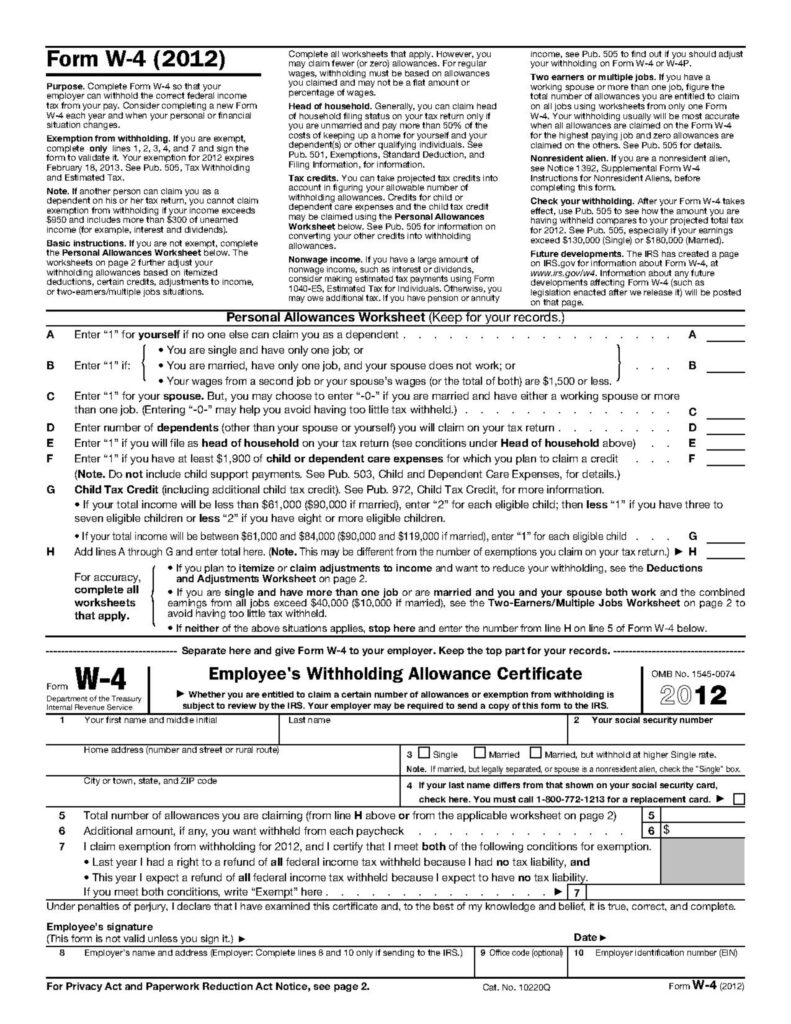 State Of Illinois W4 Printable W4 Form 2021