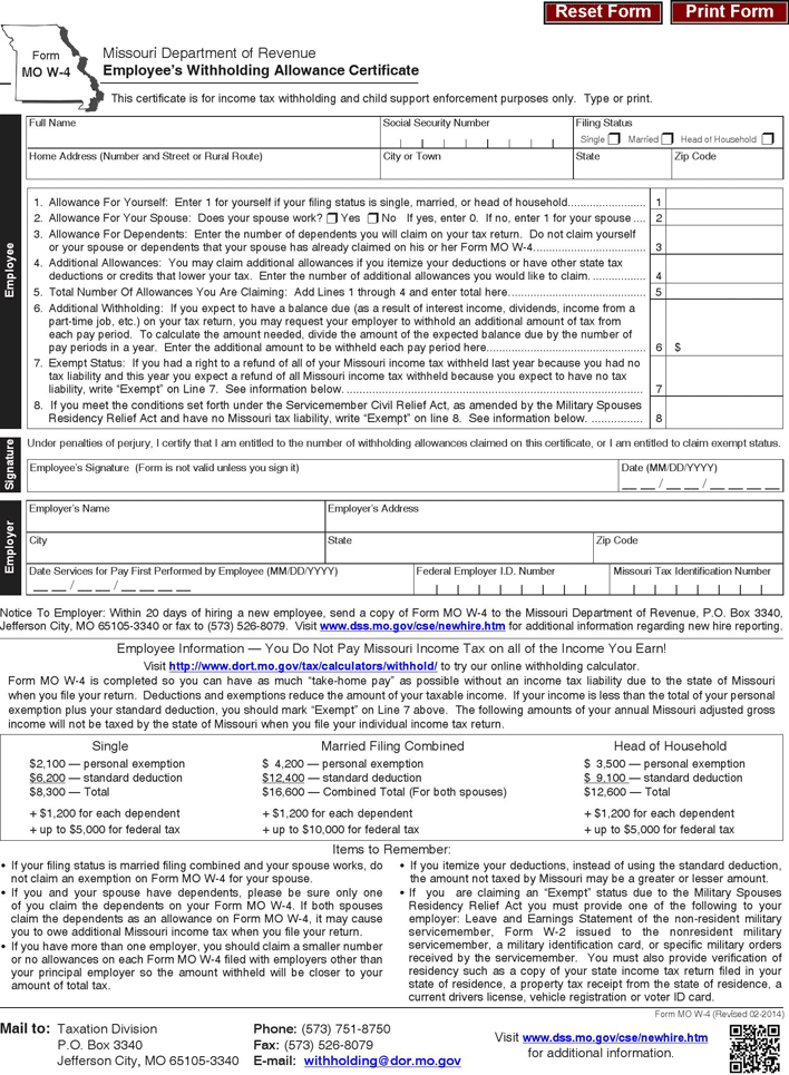 State Tax Withholding Forms Template Free Download Speedy Template