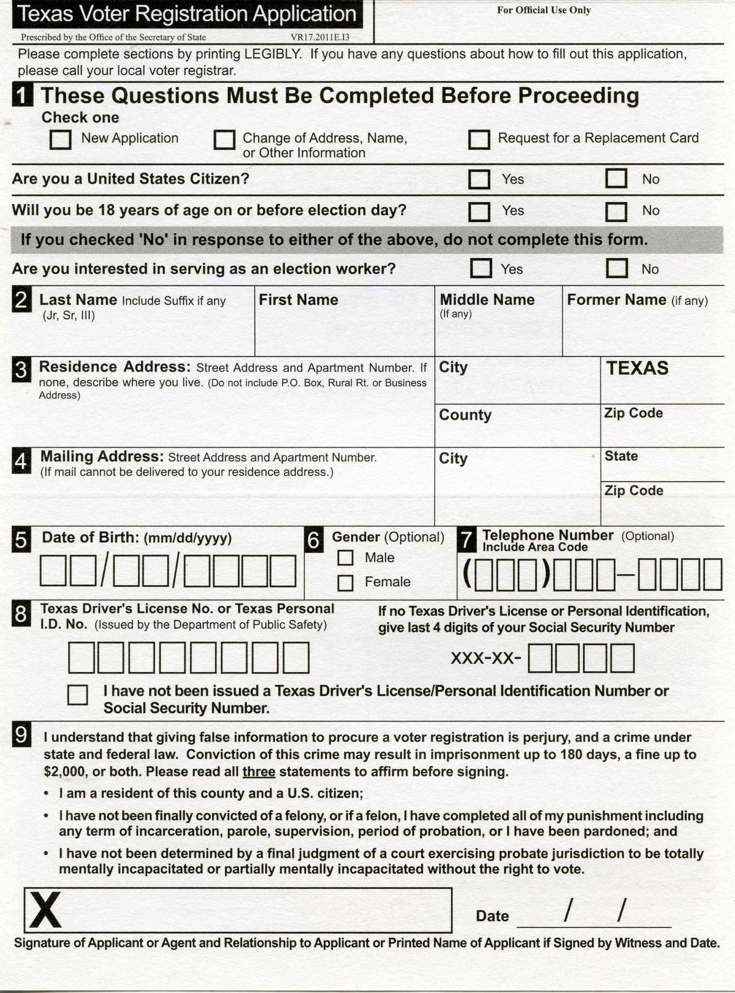 Texas Rejects 2 400 Online Voter Registrations As Oct 9 Deadline Looms