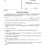 Texas Small Estate Affidavit Template 100 Customizable