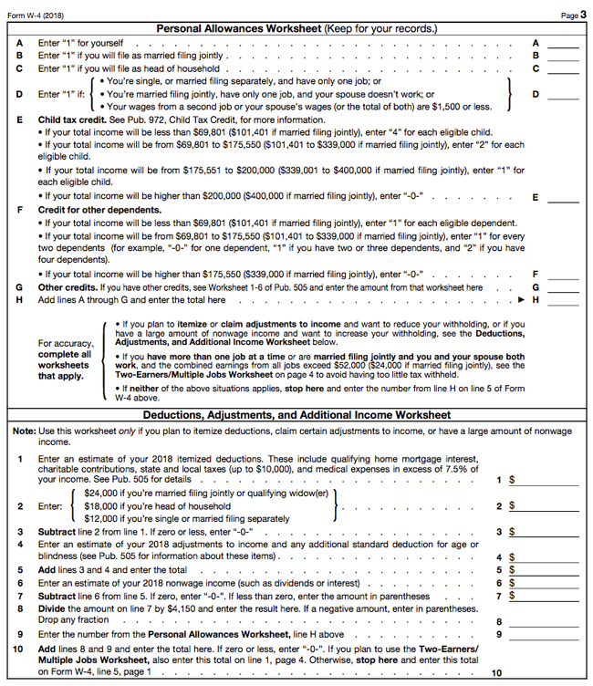 The 2020 W4 Form And How To Fill Out A W4 Married Filing Separately 