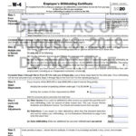 Treasury And IRS Unveil New Form W 4 For 2020 Tax Pro Today