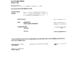 Utility Tax Form City Of Seal Bbeach Printable Pdf Download