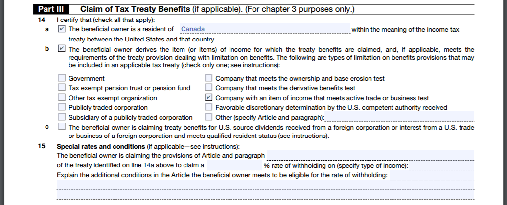 W 8BEN E Form Guide Cansumer