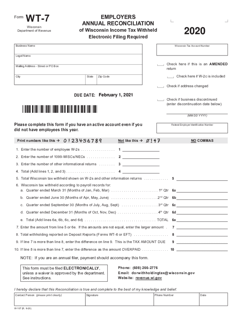 2021 Wisconsin Withholding Form W4 Form 2021