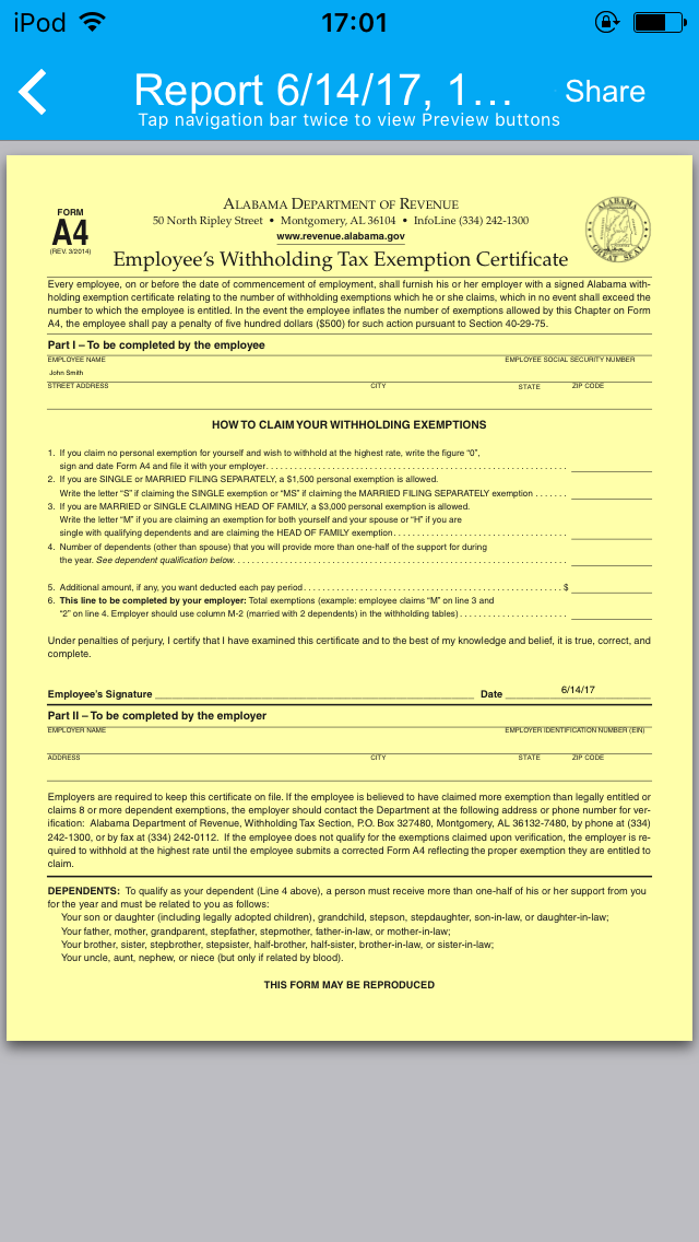 2022 Alabama State Withholding Form