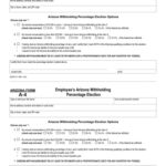 Arizona State Form W 4 Download