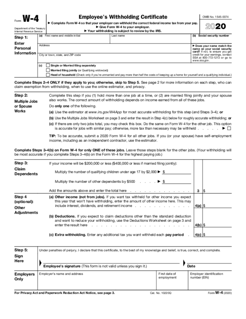 Federal Tax Withholding Calculator Fill Online Printable Fillable 