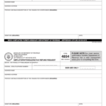 Fillable Form 4854 Employer Withholding Tax Refund Request Printable