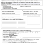 Fillable Form Omb 0970 0154 Income Withholding Order For Support