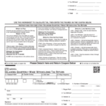 Fillable Form Wth 10001 Oklahoma Quarterly Wage Withholding Tax