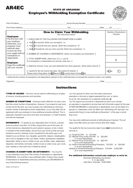 Arkansas Withholding Tax Form 2022 3218