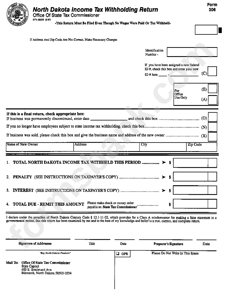 North Carolina State Withholding Tax Form 2022