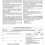 Form Ct 8109 Drs Connecticut Withholding Tax Payment Form For