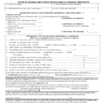 Form G 4 Download Fillable PDF Or Fill Online State Of Georgia Employee